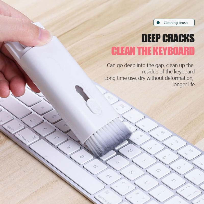 Multifunctional Bluetooth-Compatible Headset Cleaning Pen Set Keyboard Cleaner Cleaning Tools Cleaner Keycap Puller Kit