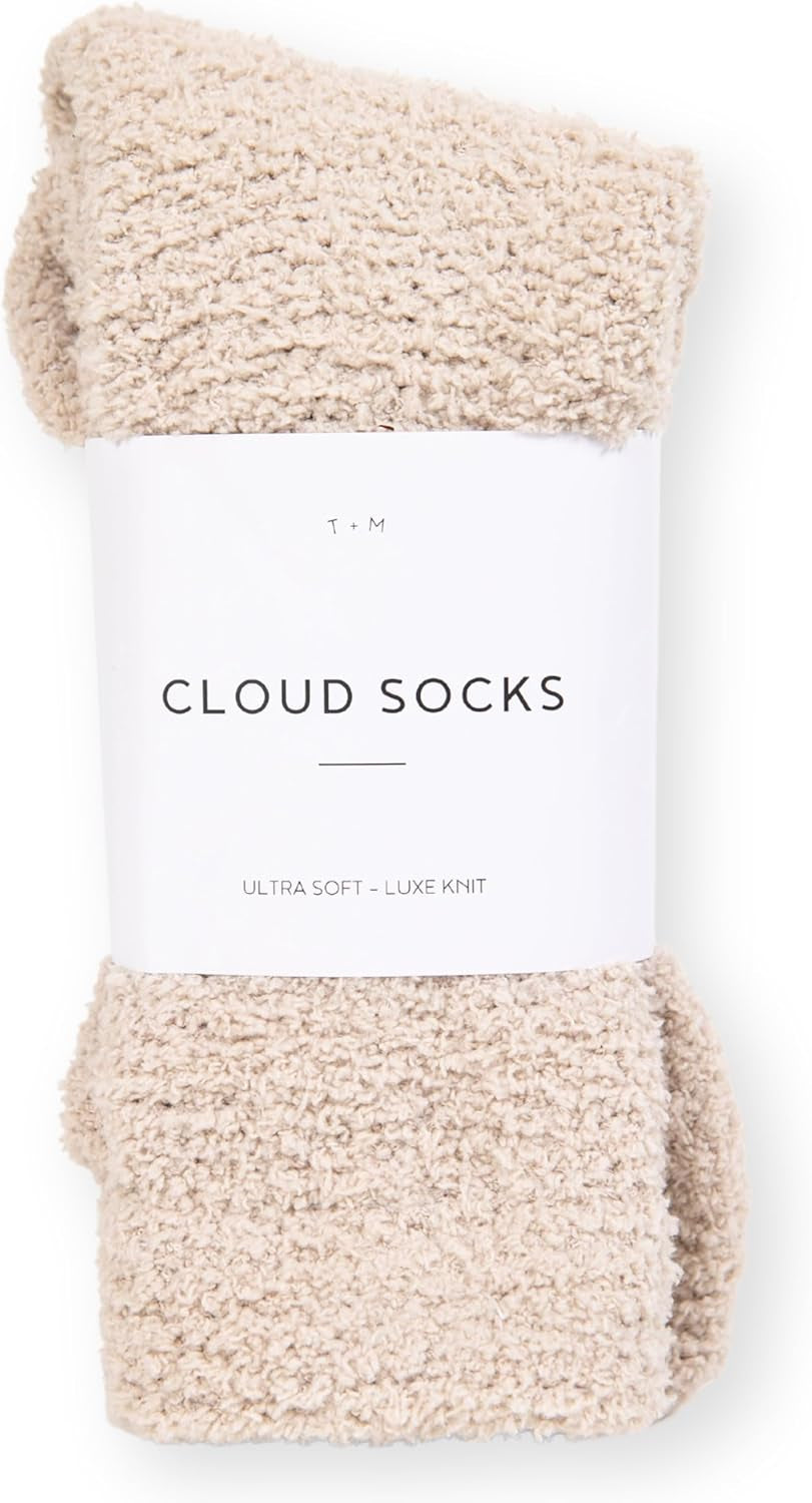 Warm & Cozy Ultra-Luxe Cloud Sock for Women & Men - Super Soft Luxurious Fabric Sleep Socks