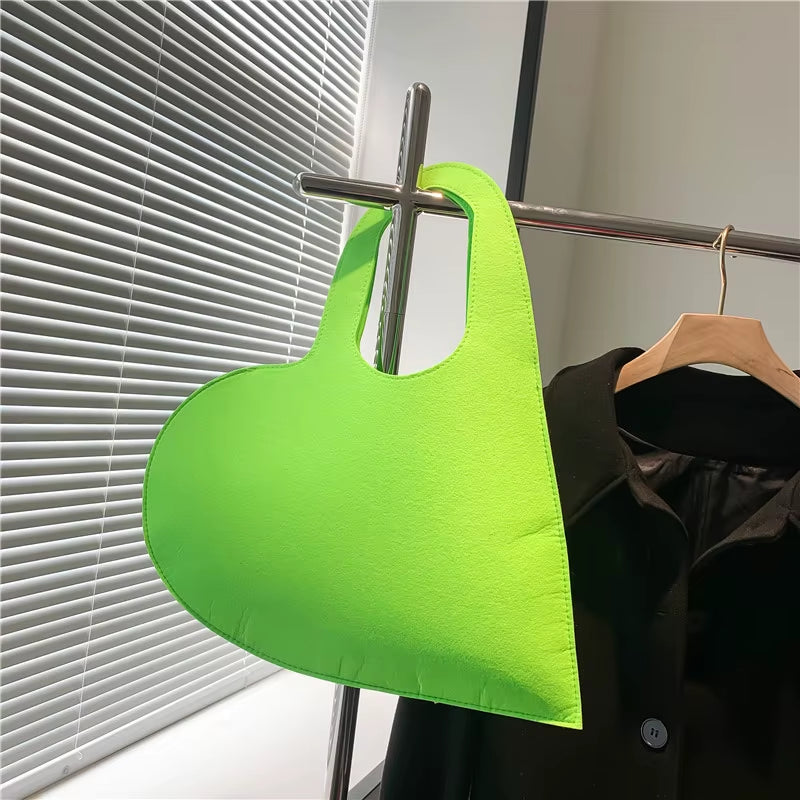 Love Designer Handbags Luxury Designer Felt Tote Bag for Women Ladies Shoulder Bags Fashion Trending Large Hand Bag Purses 2024