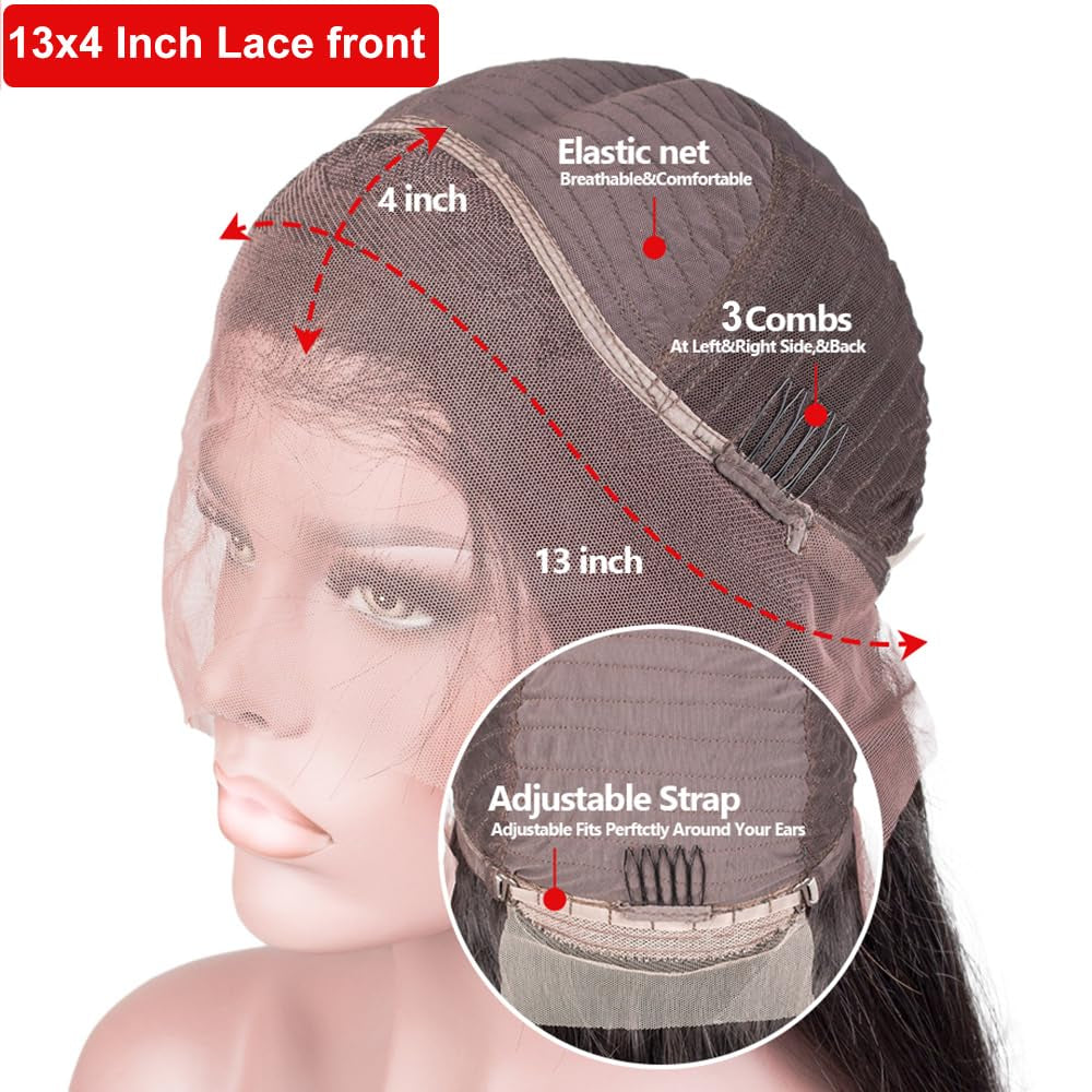 Curly Lace Front Wigs Black Deep Wave Glueless Lace Front Wig for Black Women Synthetic Heat Resistant Fiber Hair Wigs 24-26 Inch