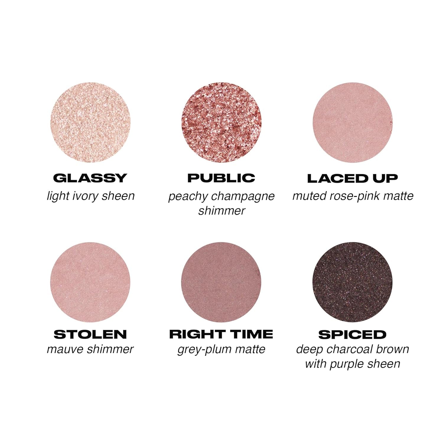 Naked 3 Mini Eyeshadow Palette, Soft Pink Neutral Eye Makeup, Matte & Shimmer Finish, 6 Rosy Nude Eye Shadows, Natural Everyday to Smokey Eye, Travel Friendly Size, Vegan, Cruelty-Free