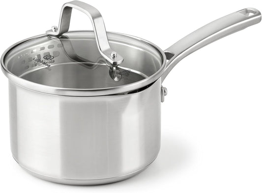 Classic Stainless Steel Cookware, Sauce Pan, 1 1/2-Quart